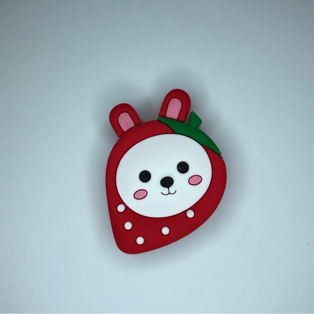 Cute strawberry crocs shoe charm